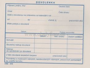 Dovolenka A6 MSK 213