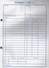 Dodací list MSK A5 11