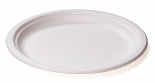 Talíř kulatý BIO cukrová třtina pr. 22 cm (10ks)