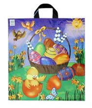 Taška s uchem PE Vajíčko s kuřátkem 45x50cm