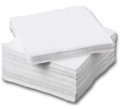 Ubrousky 1vrst. bilý ECO 30x30 (100ks)