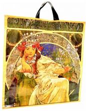 Taška 44x48cm silná Alfons Mucha - Princezna