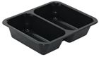 Miska zatavovací 2D černá 227x178x50 mm 