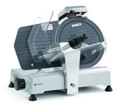 Nářezový stroj 250 HENDI, Kuchyňská verze, ocelový nůž