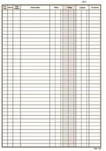 Pokladní kniha A4 číslovaná propisovací MSK 146