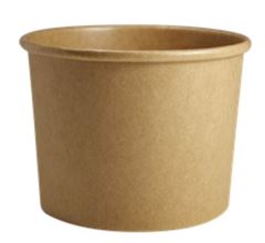 Papírová miska KRAFT Ø110mm 475ml (50 ks)