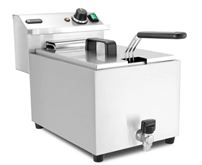 Hluboká fritéza XL s vypouštěcím kohoutkem, HENDI, Profi Line, 10L