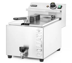 Fritéza XL s vypouštěcím kohoutem HENDI GOLIATH, HENDI, 10L