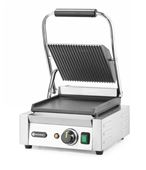 Kontaktní gril - single verze, HENDI, vroubkovaná horní, hladká spodní část