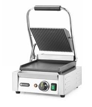 Kontaktní gril - single verze, HENDI, vroubkovaná horní, hladká spodní část