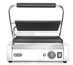 Kontaktní gril Panini, HENDI, horní i spodní část vroubkovaná