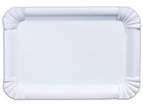 Papírový tácek č.5 16x23cm bílý IDEAL